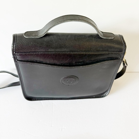 Michael Green Vintage 80’s Messenger Bag Black Shoulder Bag Unisex Y2K - Picture 9 of 15